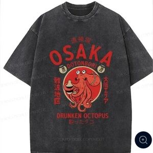 Gray Osaka Graphic T-Shirt